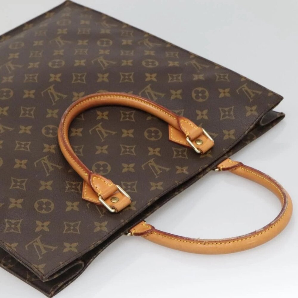 LOUIS VUITTON Monogram Sac Plat Hand Bag M51140 LV Auth 138699 - Picture 8 of 16